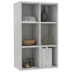 Be Basic Bokhylla/skänk Sonoma-ek 66x30x97,8 Cm Spånskiva -Chilli shop bokhyllaskank betonggra 66x30x978 cm spanskiva gra 4193012