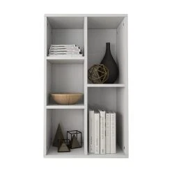 Be Basic Bokhylla/skänk Betong 50x25x80 Cm Spånskiva