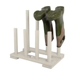 Esschert Design Stövelställ Vit CF48W