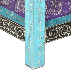 Be Basic Handmålad Skänk 80x35x75 Cm Massivt Mangoträ -Chilli shop handmalad skank 80x35x75 cm massivt mangotra flerfargad 4194024