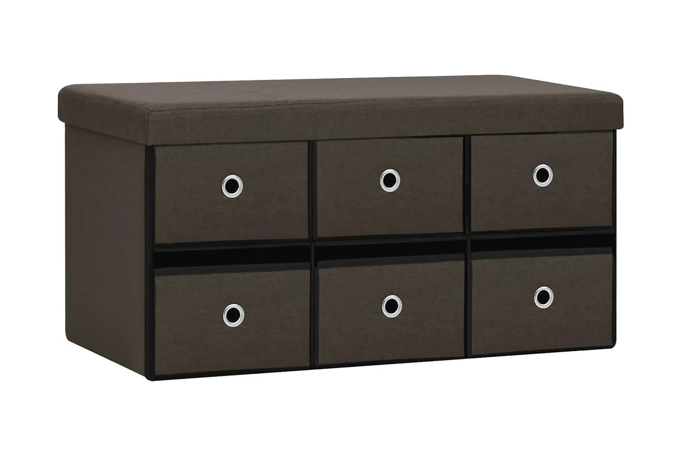 Be Basic Hopfällbar Förvaringsbänk Blå 76x38x38 Cm Konstlinne 1 Be Basic Hopfällbar Förvaringsbänk Blå 76x38x38 Cm Konstlinne