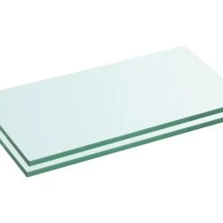 Be Basic Hyllplan 2 St Glas Genomskinlig 20x30 Cm