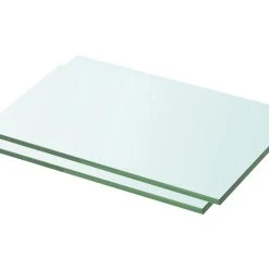 Be Basic Hyllplan 2 St Glas Genomskinlig 30x15 Cm -Chilli shop hyllplan 2 st glas genomskinlig 30x15 cm transparent 3602387