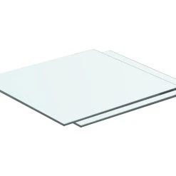 Be Basic Hyllplan 2 St Glas Genomskinlig 40x30 Cm