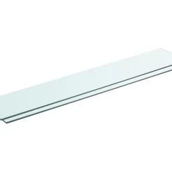 Be Basic Hyllplan 2 St Glas Genomskinlig 90x15 Cm