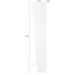 Skänk Vegara 220 Cm 4 Dörrar + 3 Lådor -Chilli shop kladkrok vegara 50 cm vit hogglans 3874220