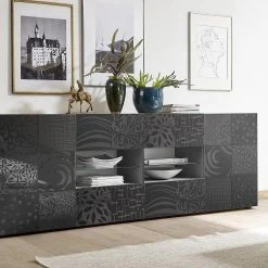 LC Spa Sideboard Bayoner 241 Cm 4 Hyllor -Chilli shop sideboard bayoner 241 cm 4 hyllor gra 2052464