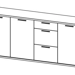 In Living Sideboard Bedew 192 Cm -Chilli shop sideboard bedew 192 cm ekvit 1848432