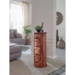 Wohnling Sideboard Clanton 35 Cm 4 Lådor Runt