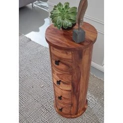 Wohnling Sideboard Clanton 35 Cm 4 Lådor Runt -Chilli shop sideboard clanton 35 cm 4 lador runt brun 2800488