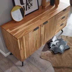 Wohnling Sideboard Clanton 45x145 Cm -Chilli shop sideboard clanton 45x145 cm brun 3605755