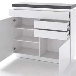 In Living Sideboard Mundo 120 Cm Med LED -Chilli shop sideboard mundo 120 cm med led vitbetong 3503630