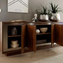 Heath & Moor Sideboard Sky 207 Cm 4 Dörrar -Chilli shop sideboard sky 207 cm 4 dorrar traborstad stal 2716119