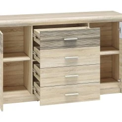 Sideboard Vitamino 165x94 Cm -Chilli shop sideboard vitamino 165x94 cm naturbeige 4467286