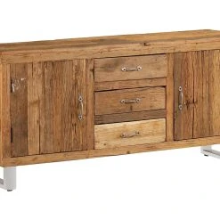 Be Basic Sidobord Massivt återvunnet Trä 160x40x76 Cm