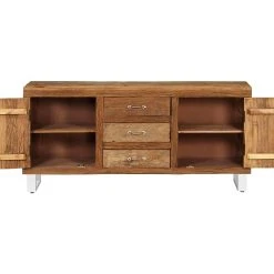 Be Basic Sidobord Massivt återvunnet Trä 160x40x76 Cm -Chilli shop sidobord massivt atervunnet tra 160x40x76 cm brun 3025935