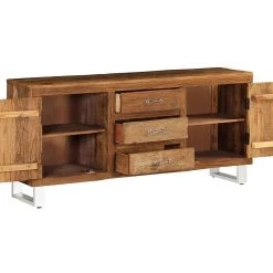 Be Basic Sidobord Massivt återvunnet Trä 160x40x76 Cm -Chilli shop sidobord massivt atervunnet tra 160x40x76 cm brun 3025936