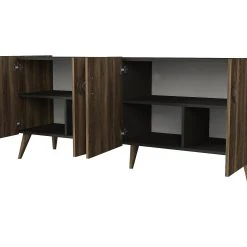 Sidobord Vallow 184 Cm -Chilli shop sidobord vallow 184 cm valnotantracit 3602322