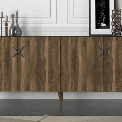 Sidobord Vallow 184 Cm -Chilli shop sidobord vallow 184 cm valnotantracit 3602324