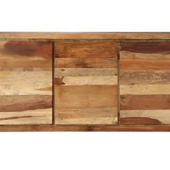 Be Basic Sidoskåp 160x38x79 Cm Massivt återvunnet Trä