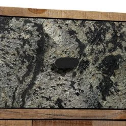 All Authentic Sidoskåp Med 6 Lådor Massiv återvunnen Teak 70x30x76 Cm -Chilli shop sidoskap med 6 lador massiv atervunnen teak 70x30x76 cm brun 4469742