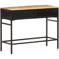 Be Basic Skänk 100x35x77 Cm Massivt Grovt Mangoträ