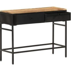 Be Basic Skänk 100x35x77 Cm Massivt Grovt Mangoträ -Chilli shop skank 100x35x77 cm massivt grovt mangotra svart 3604518