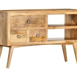 Be Basic Skänk 102x35x61 Cm Massivt Mangoträ -Chilli shop skank 102x35x61 cm massivt mangotra brun 4890085