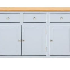 Be Basic Skänk 90x33,5x83 Cm Massiv Ek -Chilli shop skank 110x335x70 cm massiv ek gra 4194632