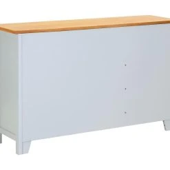 Be Basic Skänk 90x33,5x83 Cm Massiv Ek -Chilli shop skank 110x335x70 cm massiv ek gra 4194635