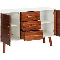 Be Basic Skänk 110x35x70 Cm Massivt Akaciaträ Och MDF -Chilli shop skank 110x35x70 cm massivt akaciatra och mdf brun 4196877