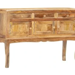 Be Basic Skänk 110x35x75 Cm Massivt Mangoträ -Chilli shop skank 110x35x75 cm massivt mangotra brun 2297864