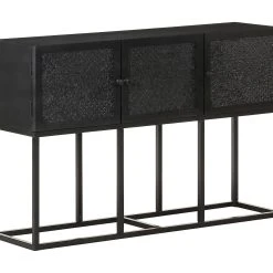 Be Basic Skänk 115x30x76 Cm Massivt Mangoträ -Chilli shop skank 115x30x76 cm massivt mangotra svart 3605724