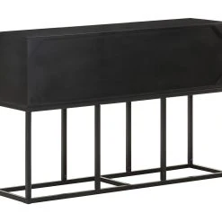 Be Basic Skänk 115x30x76 Cm Massivt Mangoträ -Chilli shop skank 115x30x76 cm massivt mangotra svart 3605727