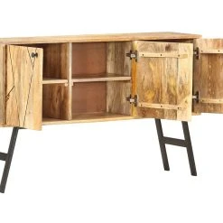 Be Basic Skänk 118x30x75 Cm Massivt Mangoträ -Chilli shop skank 118x30x75 cm massivt mangotra brun 2713843