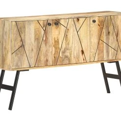 Be Basic Skänk 118x30x75 Cm Massivt Mangoträ -Chilli shop skank 118x30x75 cm massivt mangotra brun 2713844