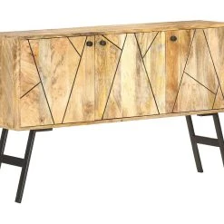 Be Basic Skänk 118x30x75 Cm Massivt Mangoträ -Chilli shop skank 118x30x75 cm massivt mangotra brun 2713847