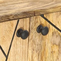 Be Basic Skänk 118x30x75 Cm Massivt Mangoträ -Chilli shop skank 118x30x75 cm massivt mangotra brun 2713848