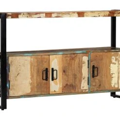 Be Basic Skänk 120x30x75 Cm Massivt återvunnet Trä