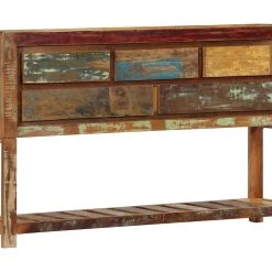 Be Basic Skänk 120x30x75 Cm Massivt återvunnet Trä -Chilli shop skank 120x30x75 cm massivt atervunnet tra flerfargad 2720578