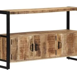 Be Basic Skänk 120x30x75 Cm Massivt Mangoträ