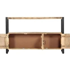 Be Basic Skänk 120x30x75 Cm Massivt Mangoträ -Chilli shop skank 120x30x75 cm massivt mangotra brun 2720495