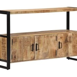 Be Basic Skänk 120x30x75 Cm Massivt Mangoträ -Chilli shop skank 120x30x75 cm massivt mangotra brun 2720498