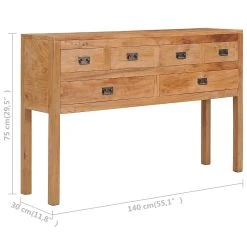 Be Basic Skänk 125x30x75 Cm Massiv Teak -Chilli shop skank 125x30x75 cm massiv teak brun 2099978