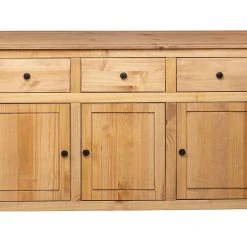 Be Basic Skänk 135x40x80 Cm Massiv Furu Panama -Chilli shop skank 135x40x80 cm massiv furu panama brun 2317299