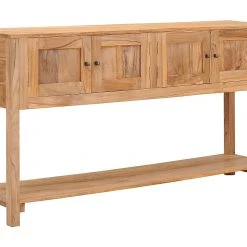 Be Basic Skänk 140x30x75 Cm Massiv Teak