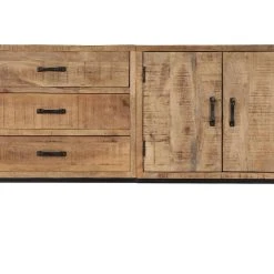 Be Basic Skänk 140x35x75 Cm Massivt Mangoträ