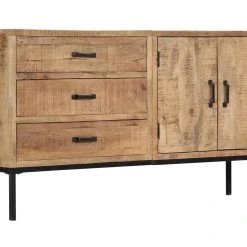 Be Basic Skänk 140x35x75 Cm Massivt Mangoträ -Chilli shop skank 140x35x75 cm massivt mangotra brun 2053230