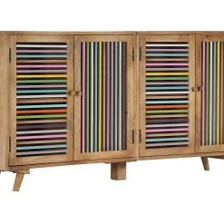 Be Basic Skänk 150x30x75 Cm Massivt Mangoträ -Chilli shop skank 150x30x75 cm massivt mangotra brun 4937618