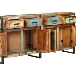 Be Basic Skänk 172x35x80 Cm Massivt återvunnet Trä -Chilli shop skank 172x35x80 cm massivt atervunnet tra brun 4463419